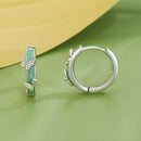 925 Sterling Silver Earrings with Enamel Process and Platinum Plating for Women-3