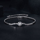 S925 Sterling Silver 5.0mm Moissanite Bracelet for Women-4