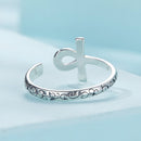925 Sterling Silver Oxidized 2.2mm Ring for Women-1