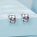 925 Sterling Silver Pavé Setting CZ Earrings 1x0.7cm for Women-3