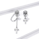 S925 Sterling Silver Oxidized Earrings for Women-3
