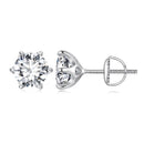 S925 Sterling Silver 2.00 Carat Moissanite Earrings for Women-2