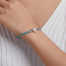 925 Sterling Silver and Leather 17cm Bracelet-8