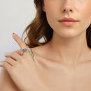 925 Sterling Silver Oxidized Rings for Women-7