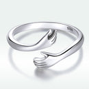 S925 Sterling Silver Oxidized Ring for Women-2