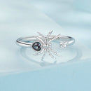 925 Sterling Silver White Gold Plated Ring with Pavé Setting CZ for Women-4