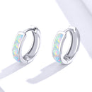 925 Sterling Silver Opal Earrings for Women-5