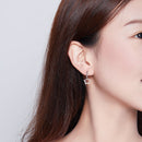S925 Sterling Silver Plated Platinum CZ Earrings for Women-6
