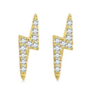 925 Sterling Silver Earrings with Pavé Setting CZ for Women-3
