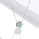 925 Sterling Silver Adjustable Mica Necklace for Women-6