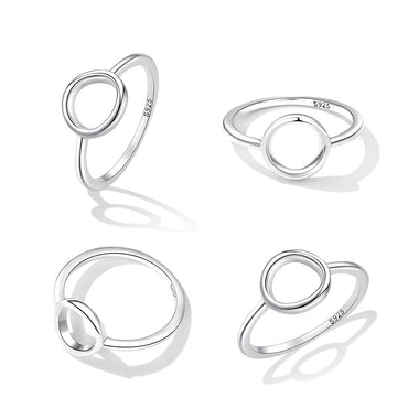 925 Sterling Silver Oxidized Ring Size 6.0 for Women - 0