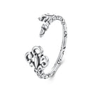 925 Sterling Silver Oxidized 0.14-0.8cm Ring for Women-1