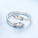 925 Sterling Silver Oxidized Pavé CZ Ring-3