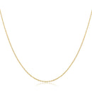 925 Sterling Silver Gold Plated 40cm Necklace for Women-1