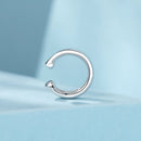 S925 Sterling Silver Plated Platinum Earrings-4