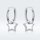 S925 Sterling Silver Plated Platinum CZ Earrings for Women-4