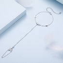 925 Sterling Silver Bracelet with Pavé Set CZ in White Gold 15+6cm-3