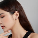 S925 Sterling Silver Platinum Plated Earrings for Women-6