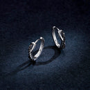925 Sterling Silver Earrings 1.3*0.4cm with Pavé Setting CZ for Women-6