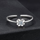925 Sterling Silver Moissanite Ring Size E for Women-4