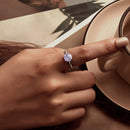 925 Sterling Silver Ring with Pavé Setting CZ, Size 6.0-9