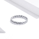 925 Sterling Silver Oxidized 0.20cm Ring Size 9 for Women-5