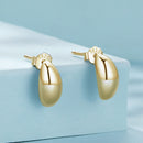925 Sterling Silver Earrings, Size 10*5mm - Oxidized Silver for Women-6