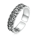 925 Oxidized Silver 0.5cm Ring-1