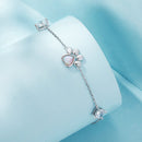 925 Sterling Silver Translucent Opal Bracelets for Women-3