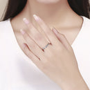 925 Sterling Silver Ring for Women - Size 5.0, Width 0.3cm-4