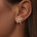 925 Sterling Silver Earrings in Oxidized Finish - Size 1.7*1.8cm for Women-5