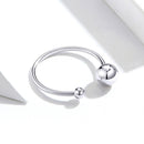 S925 Sterling Silver Plated Platinum Ring-5