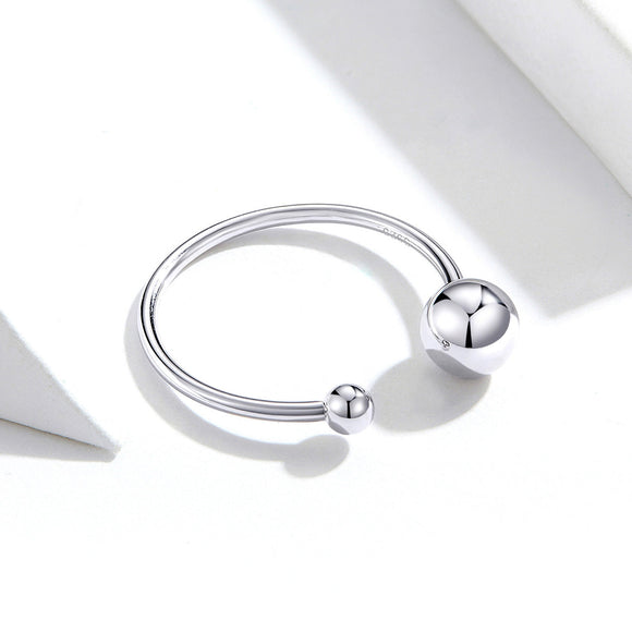 S925 Sterling Silver Plated Platinum Ring