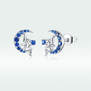 925 Sterling Silver Plated Platinum Pavé Setting CZ Earrings-4