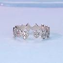 925 Sterling Silver Oxidized Silver 0.5cm Ring-4