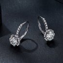 925 Sterling Silver Moissanite 6.5 Carat Earrings for Women-6