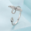 925 Sterling Silver Oxidized Silver Pavé Setting CZ Rings for Women-2