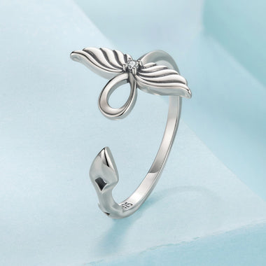 925 Sterling Silver Oxidized Silver Pavé Setting CZ Rings for Women - 0