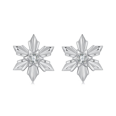 925 Sterling Silver Earrings with Pavé Setting CZ in Oxidized Finish