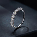925 Sterling Silver Plated Moissanite Ring Size 5 for Women-4