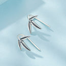 925 Sterling Silver Oxidized Silver Earrings for Women-3