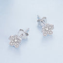 S925 Sterling Silver Pavé Setting CZ Earrings-4
