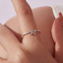925 Sterling Silver Star Ring for Women-5