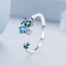 925 Sterling Silver Pendant with Enamel & CZ for Women-1