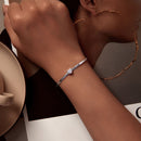 925 Sterling Silver Pavé CZ Bracelet for Women-5