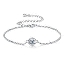 925 Sterling Silver 0.50 Carat Moissanite Bracelet for Women-1