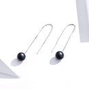 925 Sterling Silver Earrings with Quality Shell Pearl for Women-5