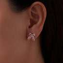 925 Sterling Silver Earrings with Enamel Process in White Gold Plating for Women-7