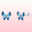S925 Sterling Silver Enamel Oxidized Earrings for Women-8
