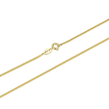 925 Sterling Silver Plated Platinum 45cm Necklace for Men - 0
